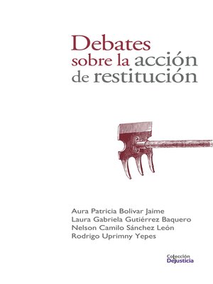 cover image of Debates sobre la acción de restitución